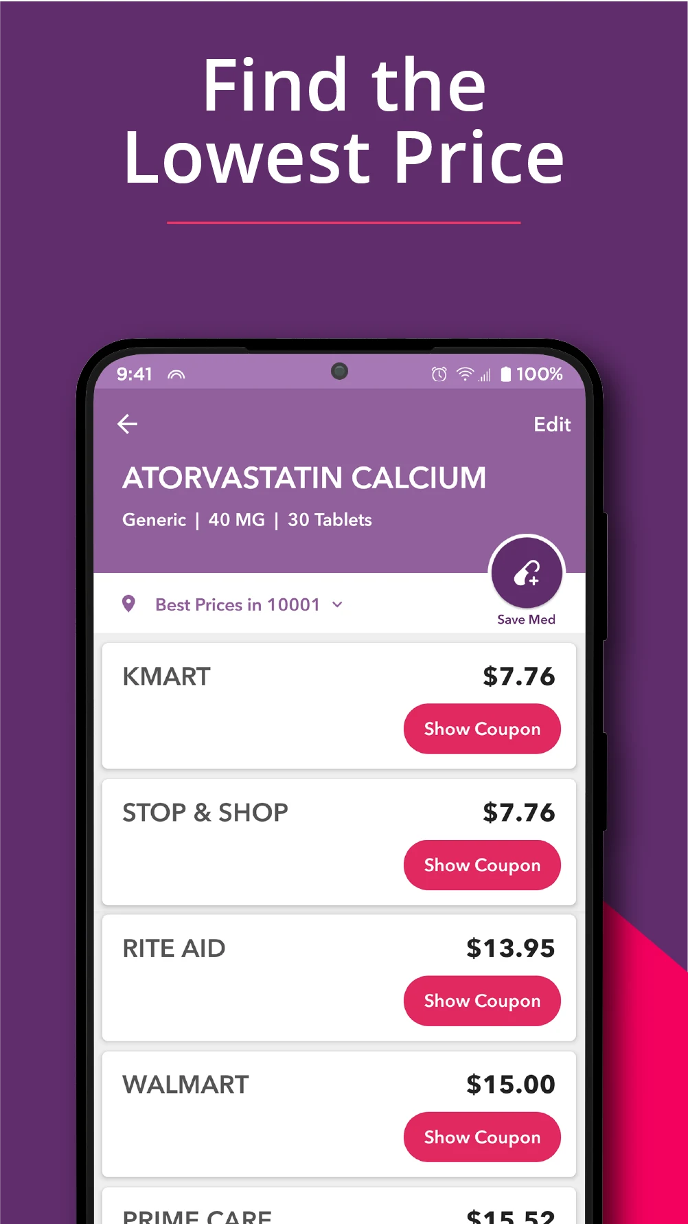 RxSaver – Prescription Coupons screenshot
